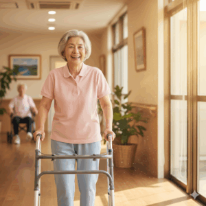 Gemini_重篤な状態を乗り越え、自力で歩けるようになったイメージ写真