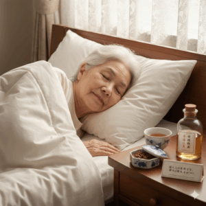 Gemini_漢方薬のおかげで安眠できた女性のイメージ写真